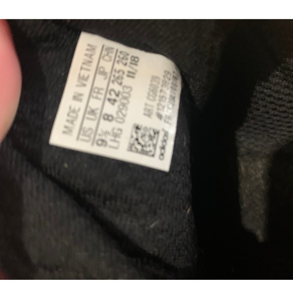 Adidas Iniki Runner Black Pink White Stripes Casual Sneakers Shoes Women's 9.5 - Picture 5 of 5